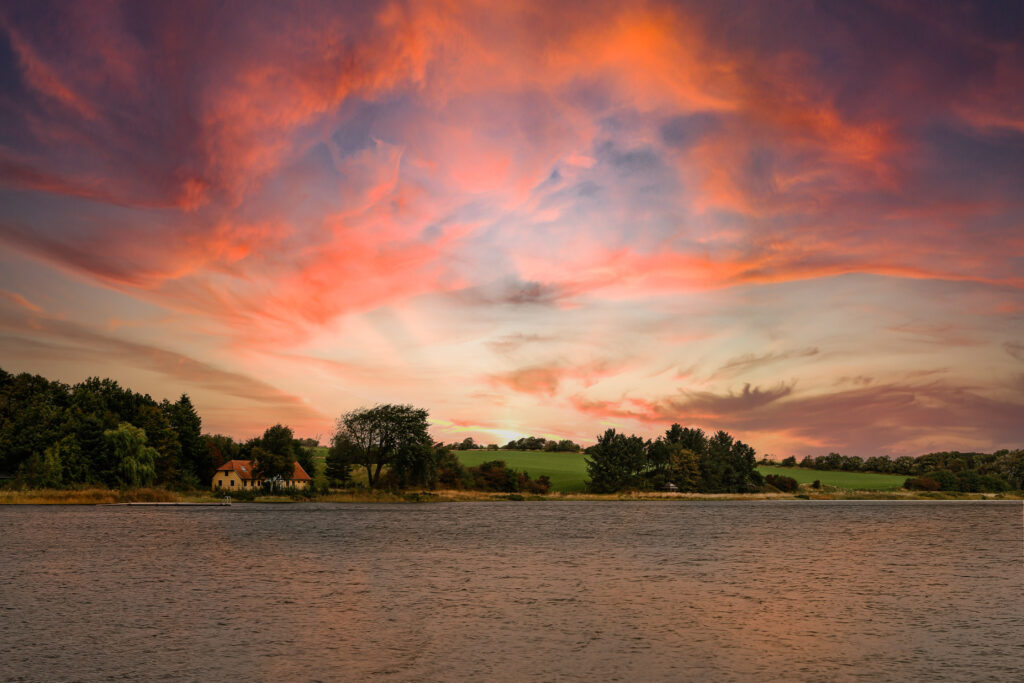 Udsigt fra botilbuddet HabitusHuset Sct. Mortensgaards